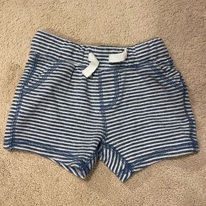 Blue Striped Baby Shorts 6m Tucker + Tate